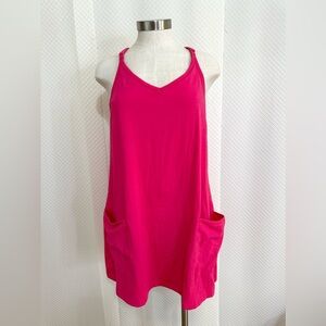 Pink workout dress/romper | Size L